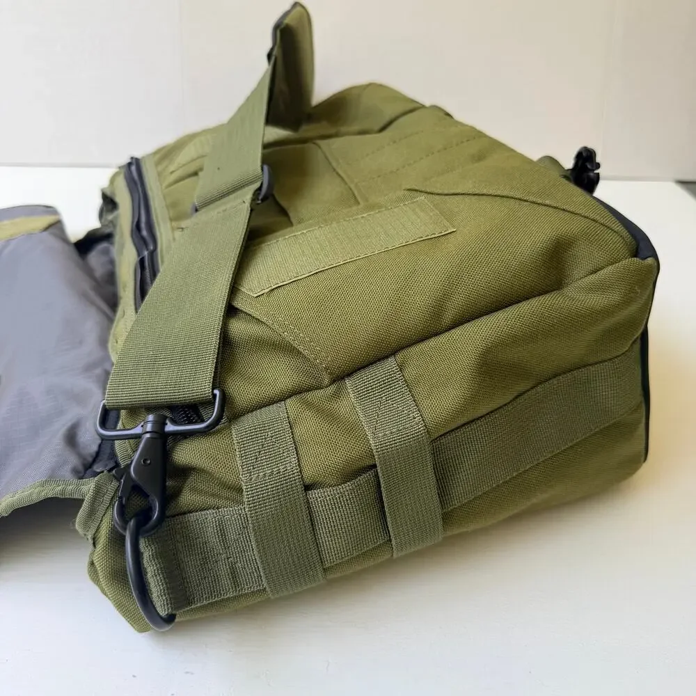Tenba Olive Green Messenger Camera Bag Padded Laptop Shoulder Strap